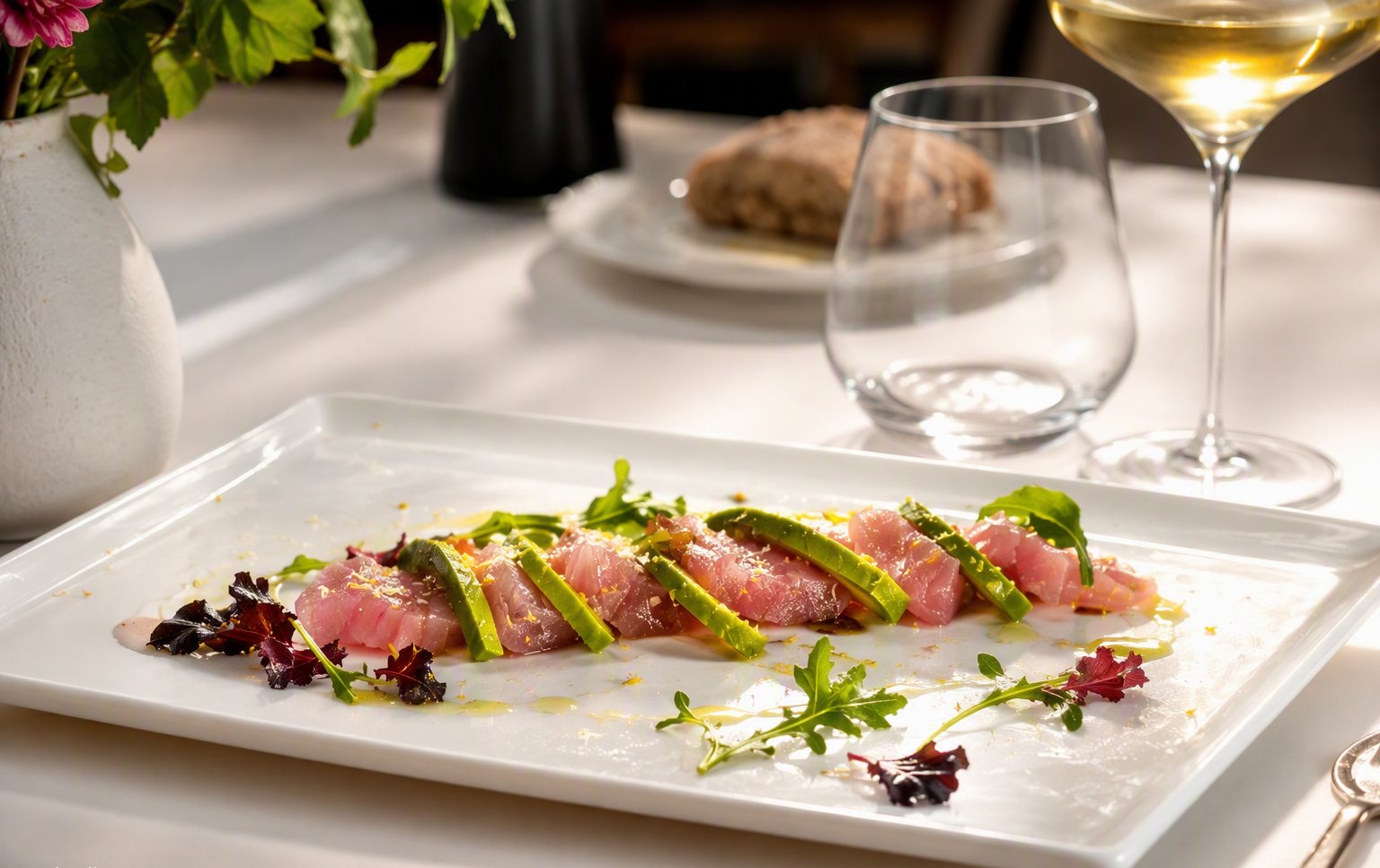 Crudo di pesce con agrumi